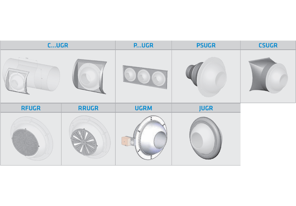 Installation diffuseur UGR